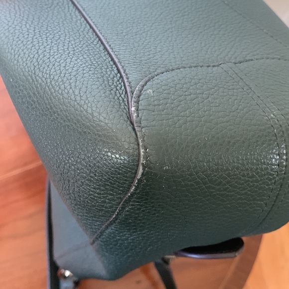 Kate Spade Leila Med. Triple Compartment Shoulder Bag Dark Evergreen - Picture 13 of 15